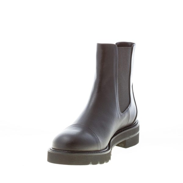 STUART WEITZMAN stivaletto elasticizzato Frankie Lift in pelle NERO. Tacco 3,5 cm - immagine 6