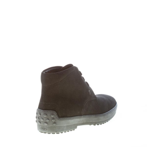 TOD`S uomo polacchino Winter Gommini in camoscio NERO - immagine 3