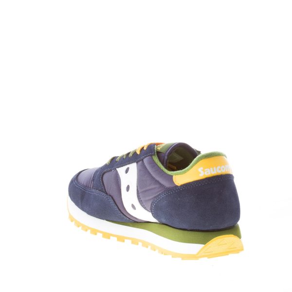 SAUCONY uomo sneaker Jazz Original in nylon e camoscio BLU NAVY più bianco - immagine 4