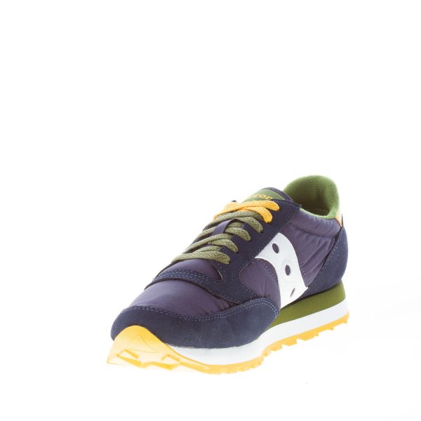 SAUCONY uomo sneaker Jazz Original in nylon e camoscio BLU NAVY più bianco - immagine 6