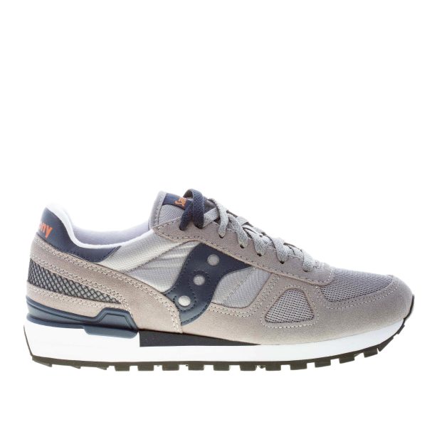 SAUCONY uomo sneaker Shadow Original in camoscio e tessuto GRIGIO più blu