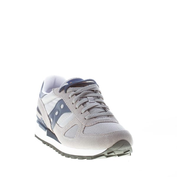 SAUCONY uomo sneaker Shadow Original in camoscio e tessuto GRIGIO più blu - immagine 2