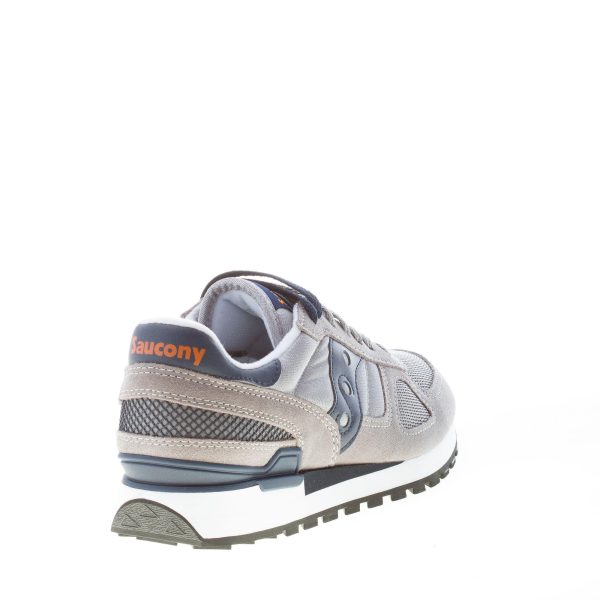 SAUCONY uomo sneaker Shadow Original in camoscio e tessuto GRIGIO più blu - immagine 3