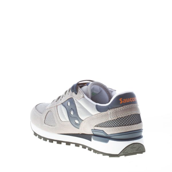 SAUCONY uomo sneaker Shadow Original in camoscio e tessuto GRIGIO più blu - immagine 4