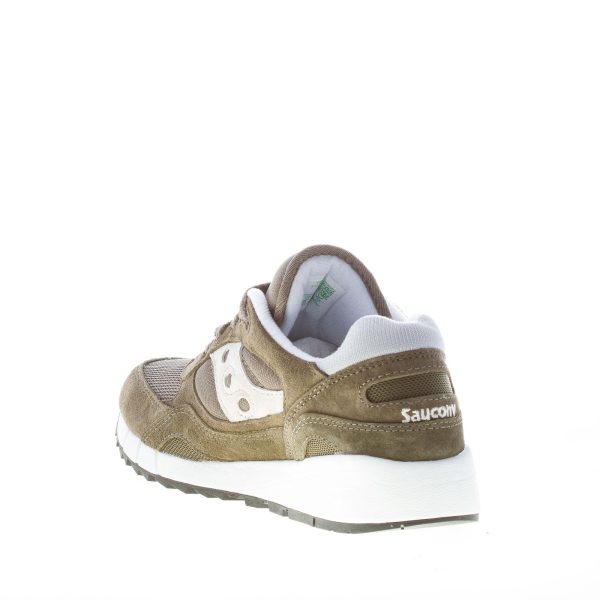 SAUCONY uomo sneaker Shadow 6000 in tessuto tecnico e camoscio VERDE più argento - immagine 4