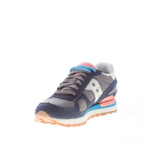SAUCONY uomo sneaker Shadow Original Vintage in camoscio e tessuto tecnico BLU più GRIGIO - immagine 6