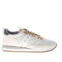 SAUCONY uomo sneaker Jazz 81 Peak in camoscio e nylon a rete BEIGE chiaro più bianco