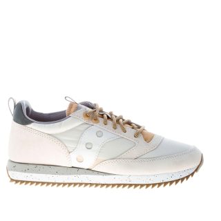 SAUCONY uomo sneaker Jazz 81 Peak in camoscio e nylon a rete BEIGE chiaro più bianco