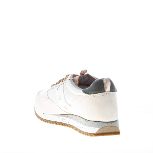 SAUCONY uomo sneaker Jazz 81 Peak in camoscio e nylon a rete BEIGE chiaro più bianco - immagine 4