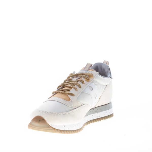 SAUCONY uomo sneaker Jazz 81 Peak in camoscio e nylon a rete BEIGE chiaro più bianco - immagine 6