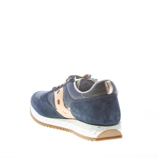 SAUCONY uomo sneaker Jazz 81 Peak in camoscio e nylon a rete BLU più militare - immagine 4