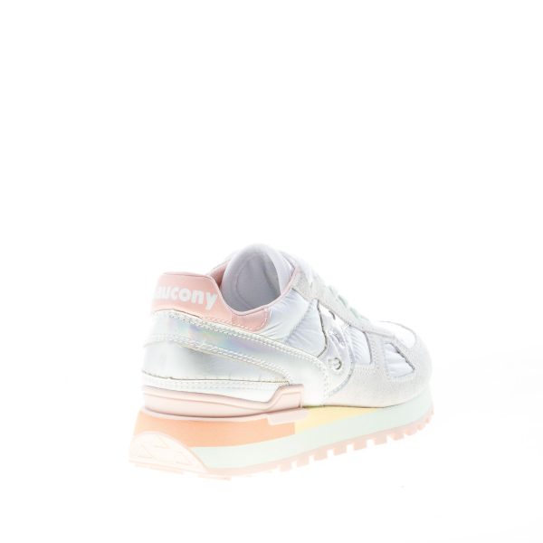 SAUCONY donna sneaker Shadow Original in camoscio e tessuto imbottito GRIGIO più argento - immagine 3