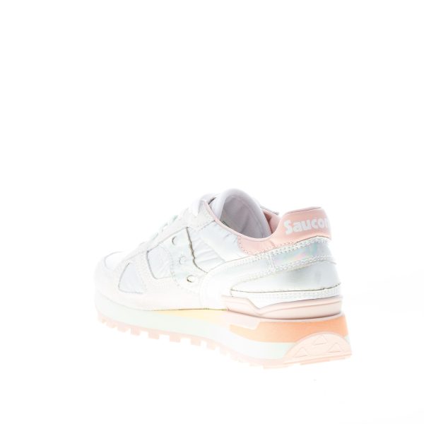 SAUCONY donna sneaker Shadow Original in camoscio e tessuto imbottito GRIGIO più argento - immagine 4