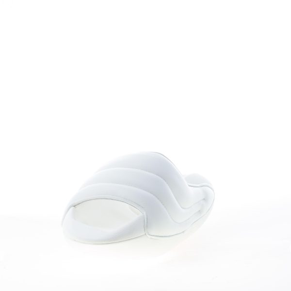 BALMAIN donna sandalo slide B-IT Puffy in pelle BIANCO con maxi platform - immagine 6