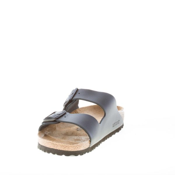 BIRKENSTOCK uomo sandalo ciabatta Arizona BS doppia fascia in pelle naturale NERO - immagine 6