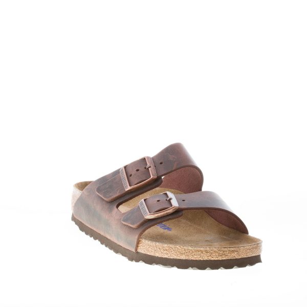 BIRKENSTOCK uomo sandalo ciabatta Arizona BS in nabuk oliato MARRONE HABANA - immagine 2