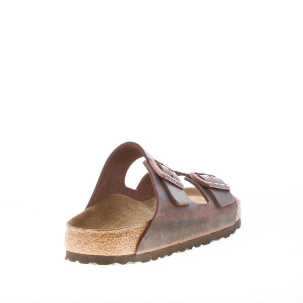 BIRKENSTOCK uomo sandalo ciabatta Arizona BS in nabuk oliato MARRONE HABANA - immagine 3