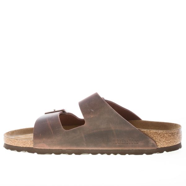 BIRKENSTOCK uomo sandalo ciabatta Arizona BS in nabuk oliato MARRONE HABANA - immagine 5