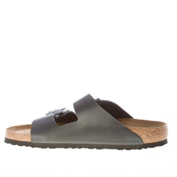 BIRKENSTOCK uomo sandalo ciabatta Arizona BS in nabuk oliato NERO - immagine 5