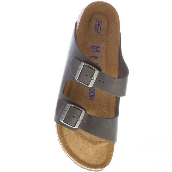 BIRKENSTOCK uomo sandalo ciabatta Arizona BS in nabuk oliato NERO - immagine 7