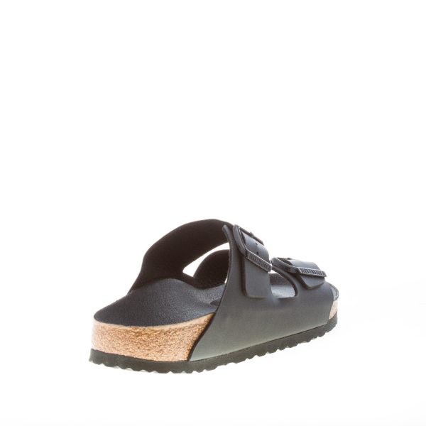 BIRKENSTOCK uomo sandalo ciabatta Arizona BS doppia fascia in Birko-Flor NERO - immagine 3