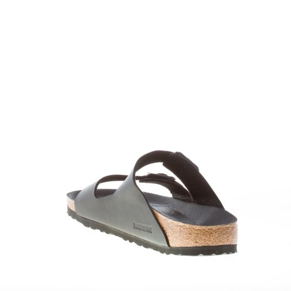BIRKENSTOCK uomo sandalo ciabatta Arizona BS doppia fascia in Birko-Flor NERO - immagine 4