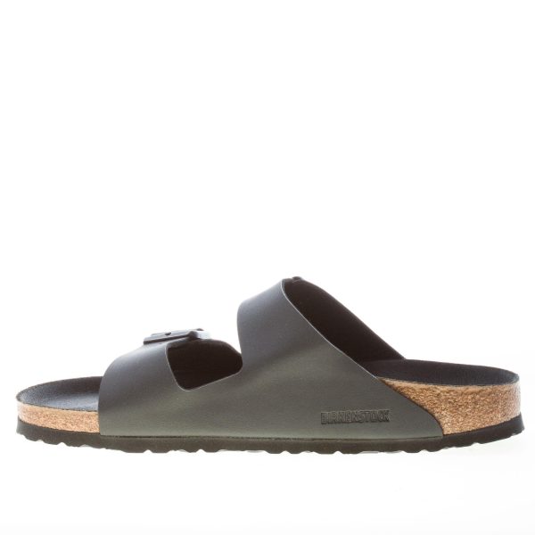 BIRKENSTOCK uomo sandalo ciabatta Arizona BS doppia fascia in Birko-Flor NERO - immagine 5
