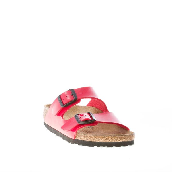 BIRKENSTOCK donna sandalo ciabatta Arizona BS in Birko-Flor vernice CHERRY - immagine 2