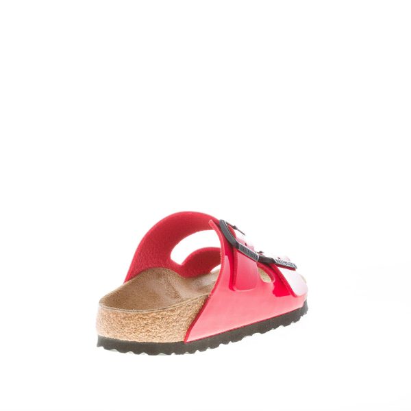 BIRKENSTOCK donna sandalo ciabatta Arizona BS in Birko-Flor vernice CHERRY - immagine 3