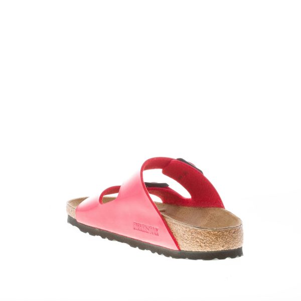 BIRKENSTOCK donna sandalo ciabatta Arizona BS in Birko-Flor vernice CHERRY - immagine 4