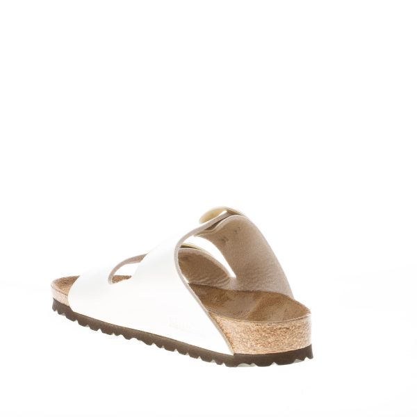 BIRKENSTOCK donna sandalo ciabatta Arizona Big Buckle in Birko-Flor PEARL WHITE - immagine 4