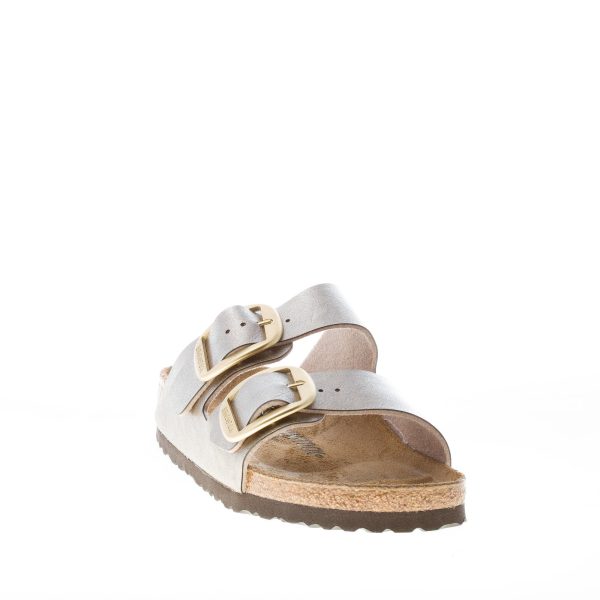 BIRKENSTOCK donna sandalo ciabatta Arizona Big Buckle in Birko-Flor GRACEFUL TAUPE - immagine 2