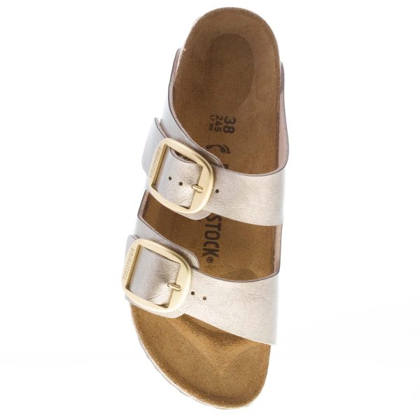 BIRKENSTOCK donna sandalo ciabatta Arizona Big Buckle in Birko-Flor GRACEFUL TAUPE - immagine 7