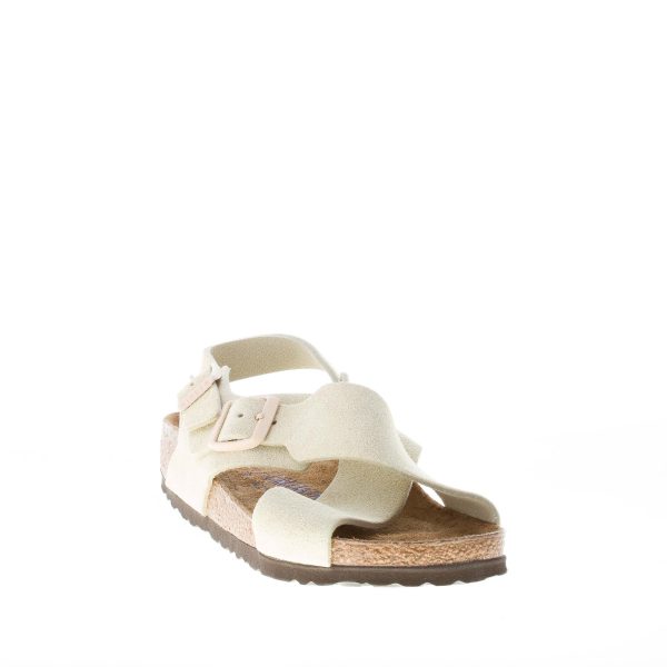 BIRKENSTOCK donna sandalo incrociato Tulum SFB in camoscio MANDORLA - immagine 2