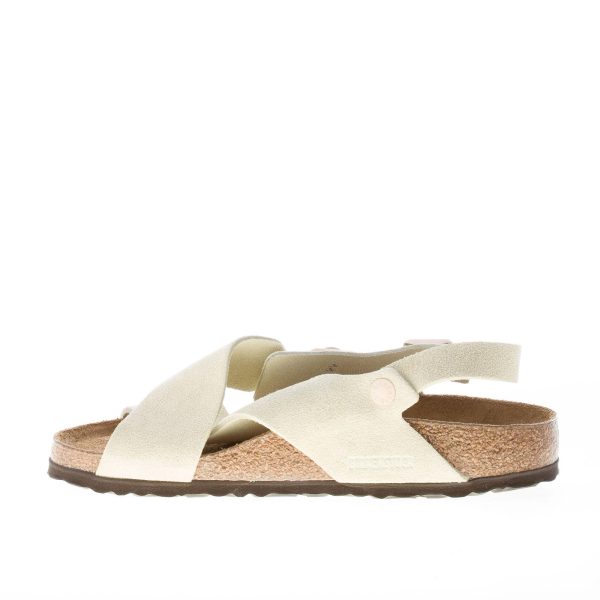 BIRKENSTOCK donna sandalo incrociato Tulum SFB in camoscio MANDORLA - immagine 5
