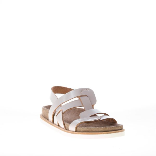 DEL CARLO donna sandalo Gems in vernice ROSA con fussbet anatomico. Tacco 2,5 cm - immagine 2