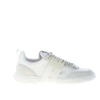 HOGAN donna 3R Recycle sneaker in camoscio e tessuto BIANCO