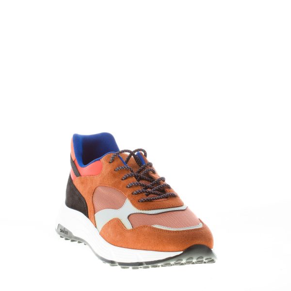 HOGAN uomo Hyperlight sneaker in camoscio e tessuto RUGGINE - immagine 2