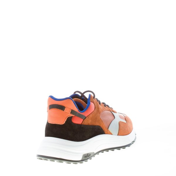 HOGAN uomo Hyperlight sneaker in camoscio e tessuto RUGGINE - immagine 3