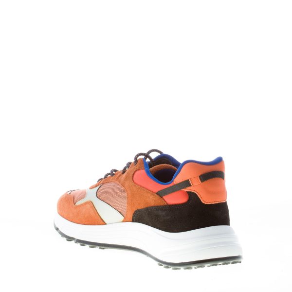 HOGAN uomo Hyperlight sneaker in camoscio e tessuto RUGGINE - immagine 4
