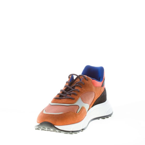 HOGAN uomo Hyperlight sneaker in camoscio e tessuto RUGGINE - immagine 6