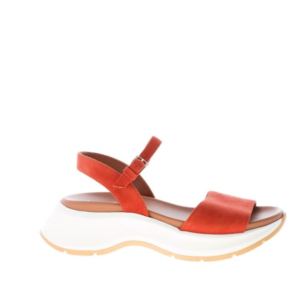 HOGAN donna H598 sandalo in camoscio BRUCIATO. Suola oversize 5 cm