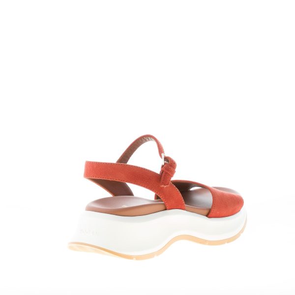 HOGAN donna H598 sandalo in camoscio BRUCIATO. Suola oversize 5 cm - immagine 3