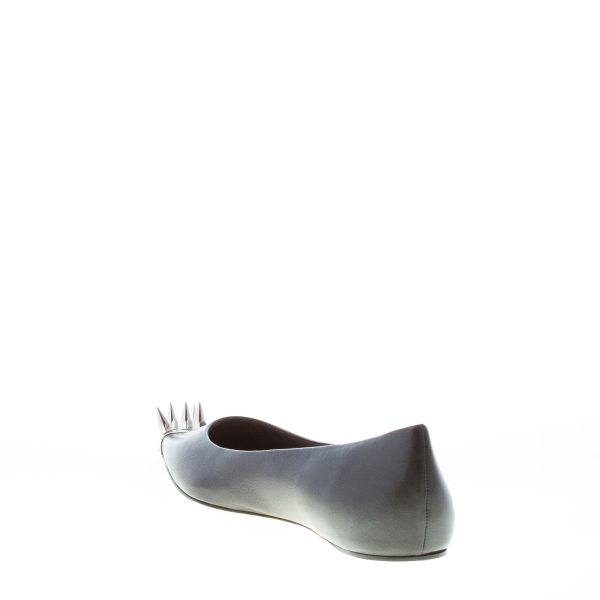 ALEXANDER MCQUEEN donna ballerina Punk in nappa NERO con borchie - immagine 4