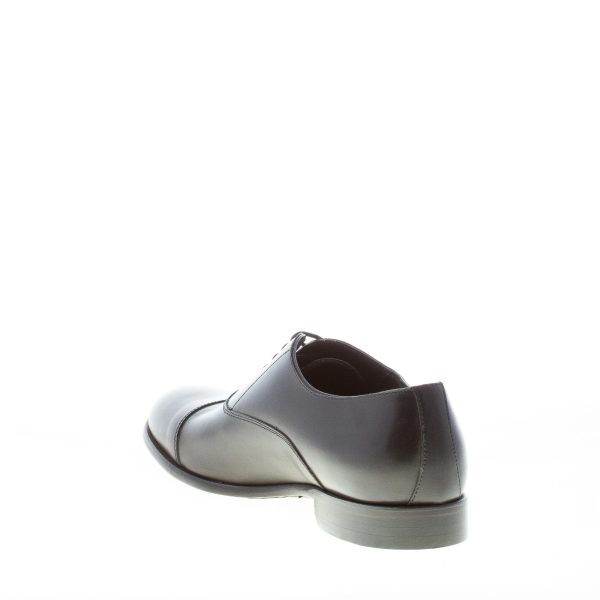 MIGLIORE uomo scarpa francesina in pelle NERO. Suola cuoio - immagine 4