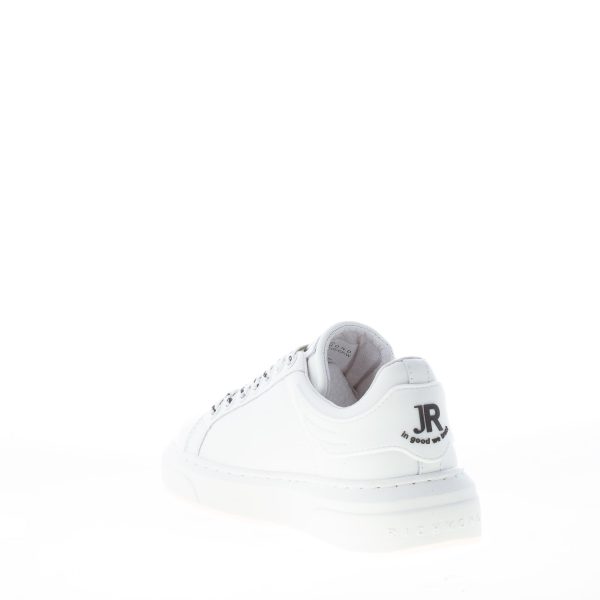 JOHN RICHMOND donna sneaker running in pelle BIANCO con logo lettering - immagine 4