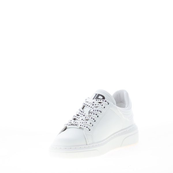 JOHN RICHMOND donna sneaker running in pelle BIANCO con logo lettering - immagine 6