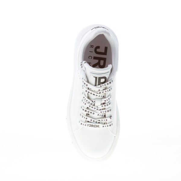 JOHN RICHMOND donna sneaker running in pelle BIANCO con logo lettering - immagine 7