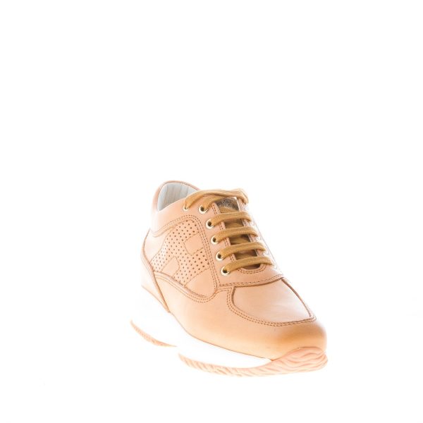 HOGAN donna Interactive sneaker in pelle CUOIO - immagine 2