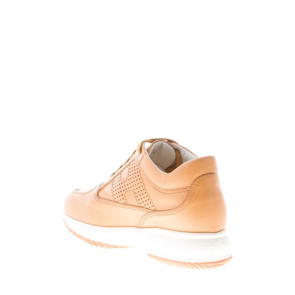 HOGAN donna Interactive sneaker in pelle CUOIO - immagine 4